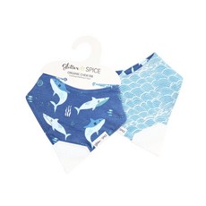 Glitter&Spice 二合一啃啃兜 11款可選, 鯊魚漫波, 1個