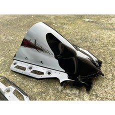 YZF-R15V4 原廠型高角度風鏡 - 提升騎乘體驗, 深墨, 1個