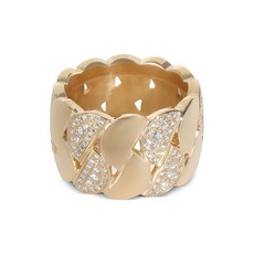 까르띠에 중고 라 도나 18K 옐로 골드 다이아몬드 링