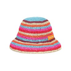 에트로 크로셰 스트라이프 버킷 햇