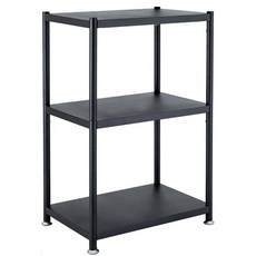 【誠宜】寬35 黑色 縫隙收納架【贈輪組】, 三層置物架-長40*35*80cm, 不銹鋼, 1個