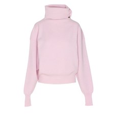 하이쿠레 긴소매 골지 터틀 넥 스웨터