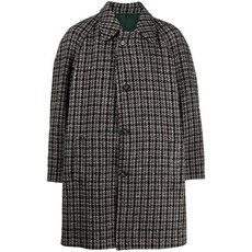 안젤로 빈티지 컬트 중고 1980s 체크 패턴 코트