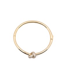 케이트스페이드 Loves Me Knot pavé-set bangle