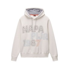 나파피리 피엠 로고 프린트 후디