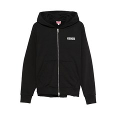 겐조 로고 자수 후드 집업