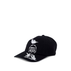 Y3 그래픽 프린트 베이스볼 캡 모자