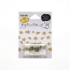 莫莫日貨 Bande 日本原裝進口 轉印式和紙膠帶 星星金色 BDA529, 1個