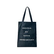 릭 오웬스 다크쉐도우 텍스트 그래픽 직사각 토트 백