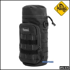 【野戰搖滾】馬蓋先 Magforce 戰術保溫水壺袋 水瓶袋 水壺包 側背包 水杯袋 水袋背包 雜物袋 腰包 水壺掛扣, 1個, 加大款黑色