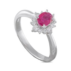 LB 익스클루시브 중고 루비 앤 다이아몬드 링