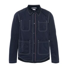 톰 브라운 콘트라스트 스티치 셔츠 재킷