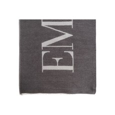 엠포리오아르마니 로고 울 스카프