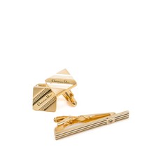 크리스찬 디올 중고 1980's 커프스 앤 타이 링크 세트