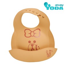 BABY YODA LINE FRIENDS 食兜 寶寶餐兜 (四款可選), 1個, 熊美款,熊大款