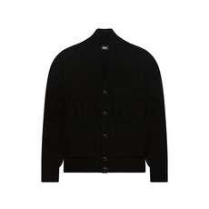 GCDS 숄 칼라 버튼 가디건