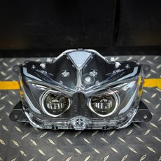 偉倫精品零件 NCY force1.0 二代頭燈總成 FORCE 1.0專用合法頭燈總成 提升夜間騎行安全, 1個, 【文件版】頭燈總成, 透明
