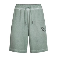 칼라거펠트진 로고 프린트 트랙쇼츠