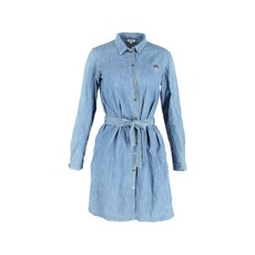 겐조 중고 로고 자수 벨트 드레스