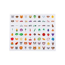 教學磁片 字母 數字 水果 蔬菜 動物 交通工具 認知學習磁貼, 1個
