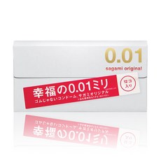 SAGAMI ORIGINAL 0.01 L 尺寸 極薄型保險套, 1個, 12個裝