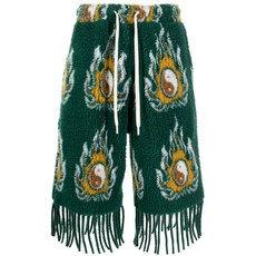 조던루카 코스모 패턴 자카드 드로스트링 쇼츠