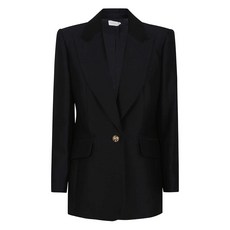 짐머만 싱글 버튼 노치드 블레이저