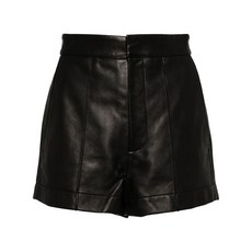마티체브스키 하이웨이스트 가죽 쇼츠