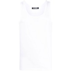 라프시몬스 로고 패치 탱크 탑