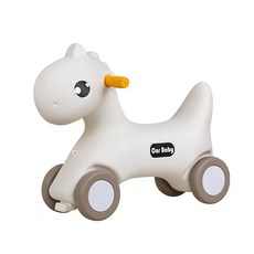 Car Baby 多功能搖馬, 滑行款 珍珠白, 1個