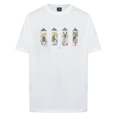 PS폴스미스 스프레이 캔 프린트 티셔츠