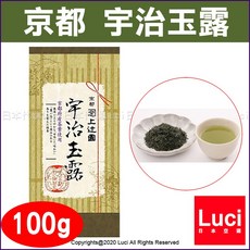 京都上園 宇治玉露 100g 日本綠茶, 1個