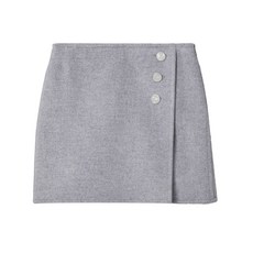 토리 버치 T 모노그램 미니 스커트