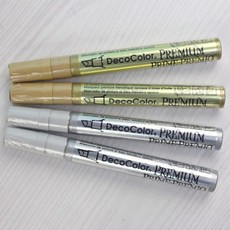DecoColor PREMIUM 粗字油漆筆, 1個, 亮銀 | 一支入