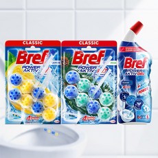 漢高Bref妙力馬桶清潔劑掛球潔廁球除臭去異味留香廁所除菌4掛, 1個, 【超值搭配】檸檬2掛 松木2掛 潔廁劑*,200g