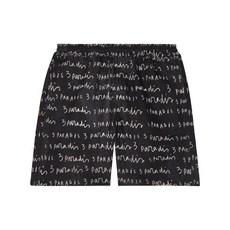 3파라디 로고 프린트 포플린 쇼츠