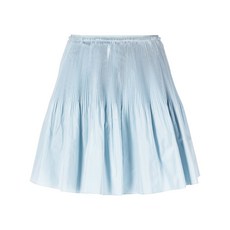 레드발렌티노 플리츠 태피터 스커트