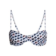 토리 버치 아이 프린트 비키니 탑