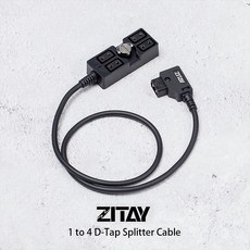 希鐵 ZITAY D-Tap 一分四 電源線 (帶鎖) 三重保護 穩定供電, 1個