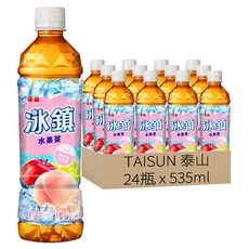 泰山 冰鎮 水果茶, 24個, 535ml