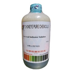 PH酸鹼廣用指示液 500ml 附滴管及10ml量杯, 1個
