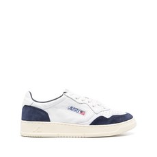 오트리 메달리스트 가죽 레이스업 스니커즈