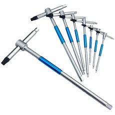 ASA 專利螺旋T型六角扳手 THR-8PCS (防滑/三叉快速/台灣製), 1套裝