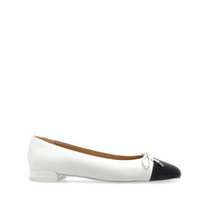 스튜어트와이츠먼 슬릭 보우 발레리나 플랫 슈즈