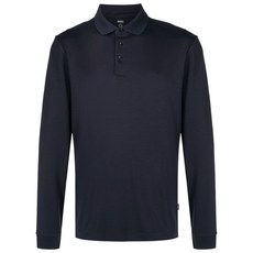 보스 긴소매 폴로 셔츠