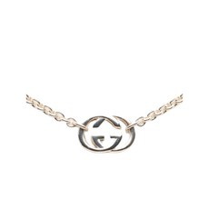 구찌 중고 2015-2025 스털링 실버 인터로킹 G 펜던트 네크리스