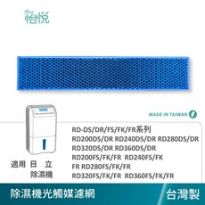 怡悅 除濕機濾網 適用 日立 RD-200DS/DR/FS/FK/FR 240/280/320/360 系列, 1個, 光觸媒濾網