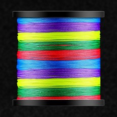 職人第一推薦 PE線 1000米 日系高強度 耐磨耗高拉力 UHMWPE X4 X8編織 釣蝦磯釣海釣路亞適用, 1個, X4四本編一捲500米 彩色(500m),2號