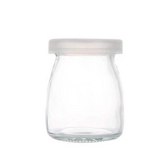 保羅瓶 慕斯杯 奶酪瓶 烤布蕾, 1個, 布丁玻璃瓶+蓋 (100ML)