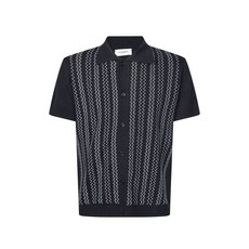 파올로페코라 볼링 패턴 가디건